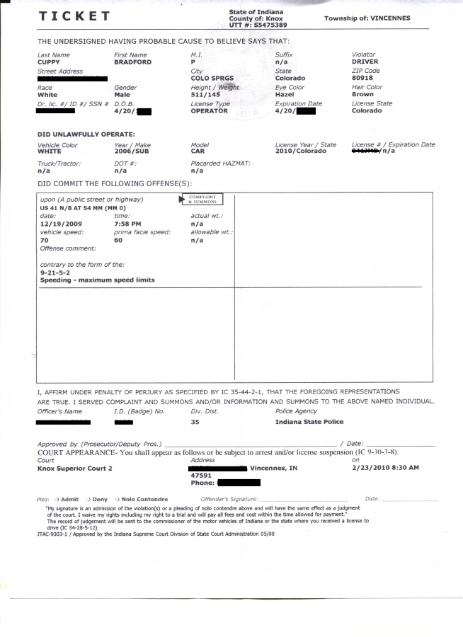 Indiana Christmas Trip 2009