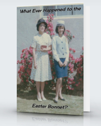 Unique Story Cards the Easter Bonnet