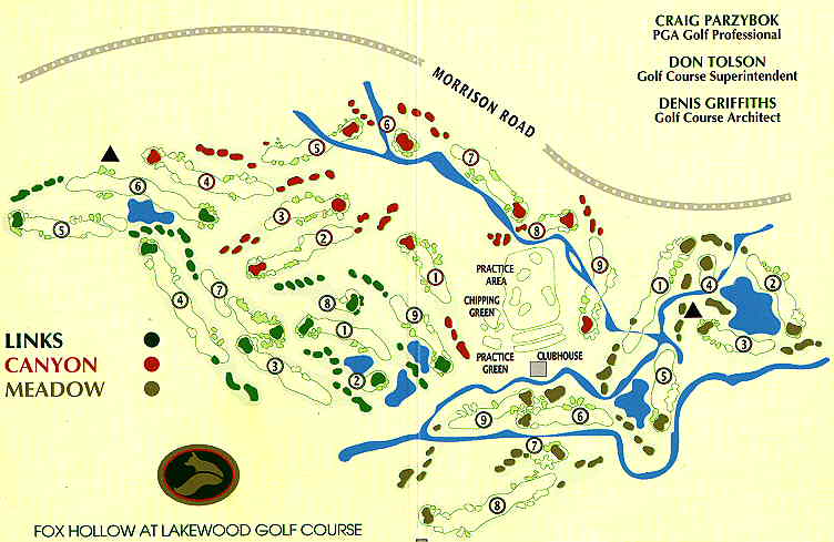 Fox Hollow Course Layout