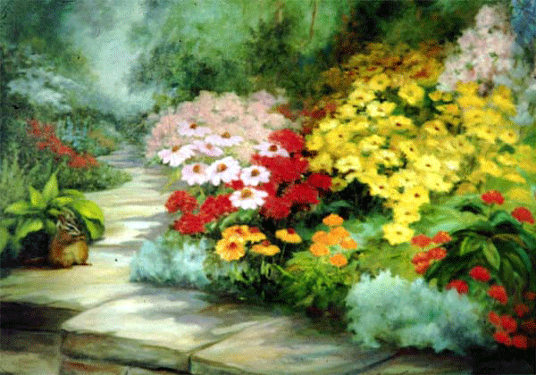 Bountiful Harvest, oil on canvas