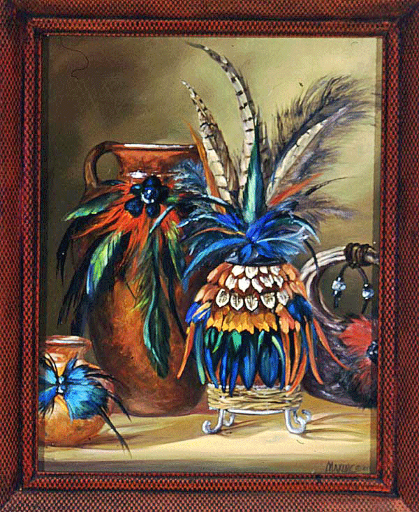 Feathers and Pottery