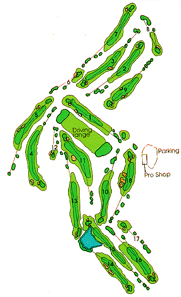Course layout for Walking Stick
