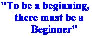Beginner