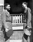 John Branz and Bob Webber in March 1945