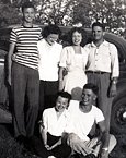 Bob and Jean with friends, Greenville, Illinois